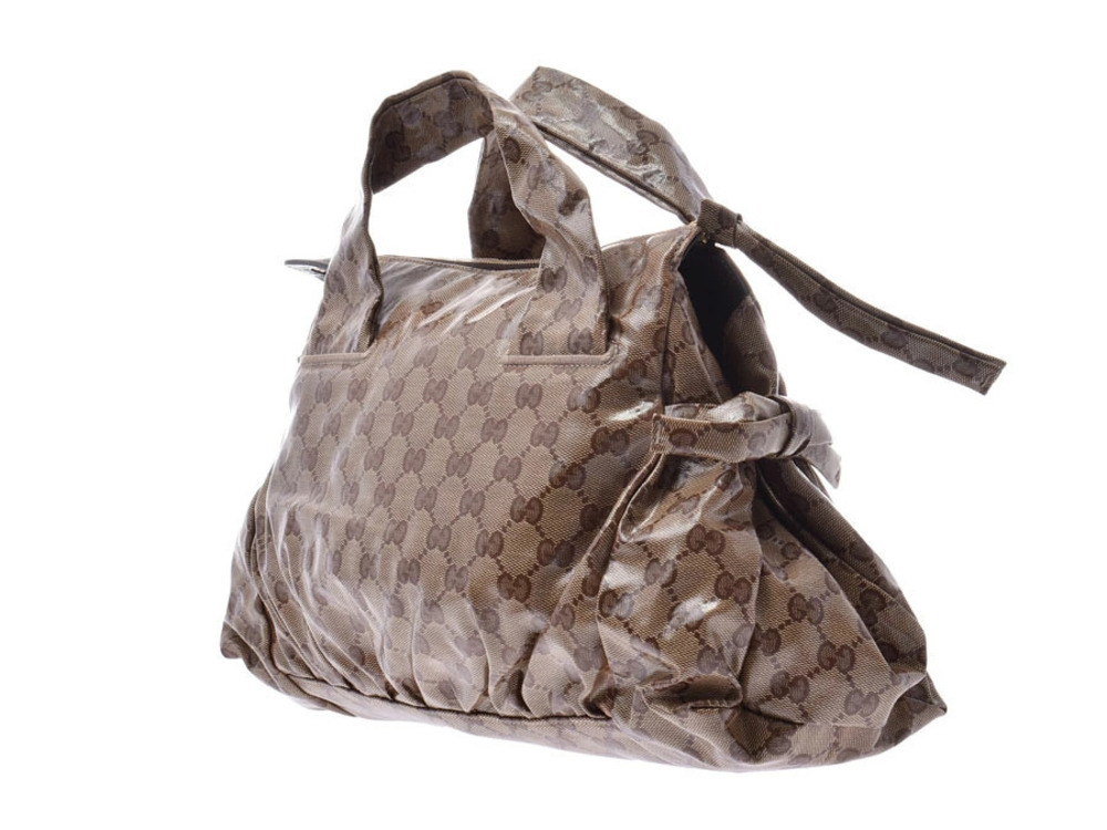 Gucci Canvas Beige Hysteria GG Handbag Tan